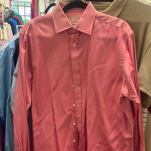 Pink by Thomas pink men's dress shirt